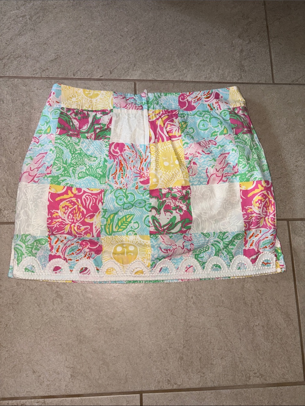 Lilly Pulitzer Marigold Skort Summertime Printed Patch - Picture 3 of 4